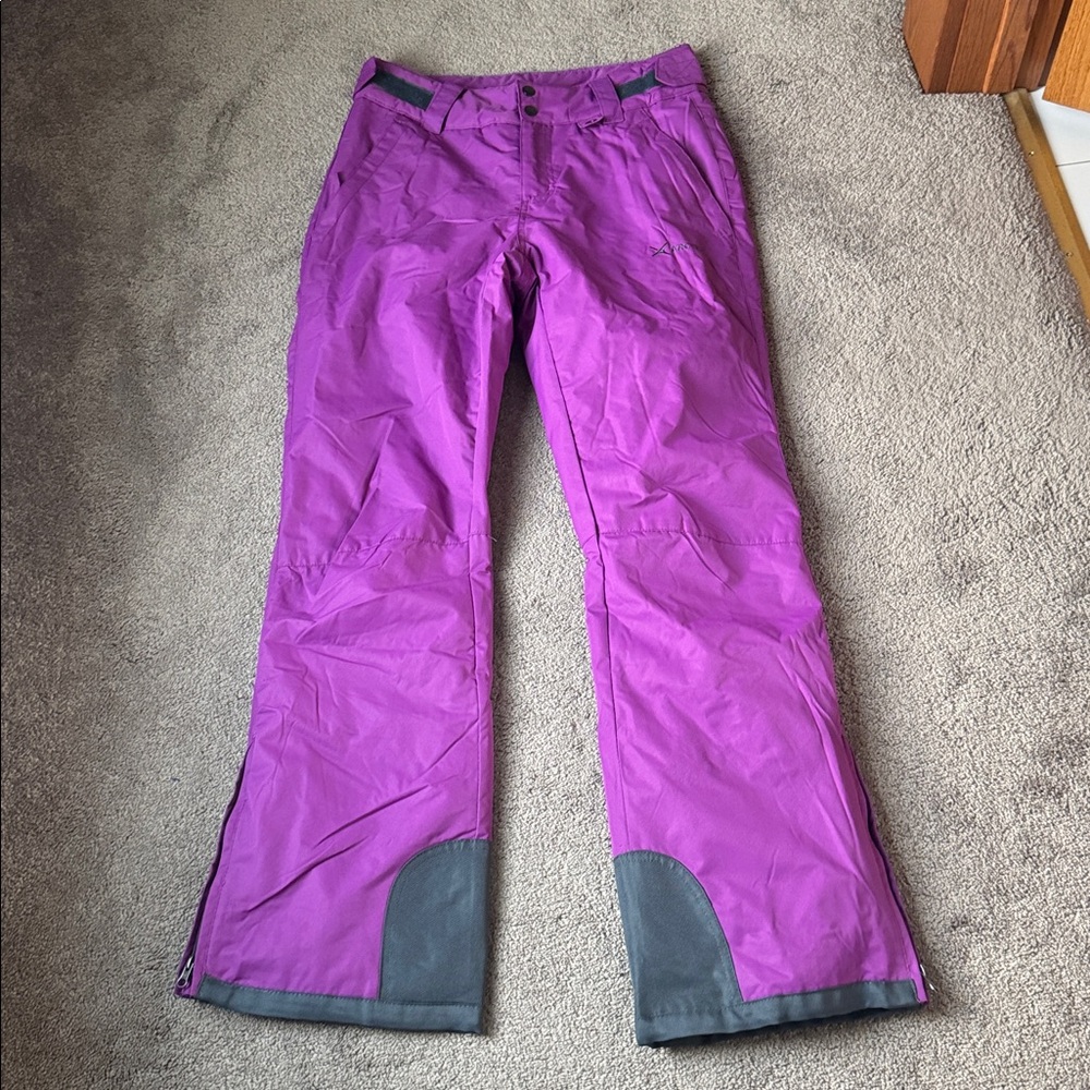 Arctix Purple Insulated Snow Pants Waterproof Ski Winter Gear SIZE M